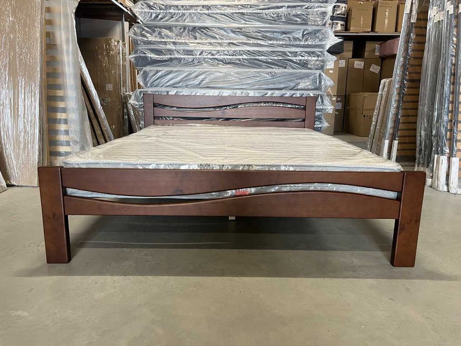 Дерев'яне двохспальне ліжко, ліжко з дерева