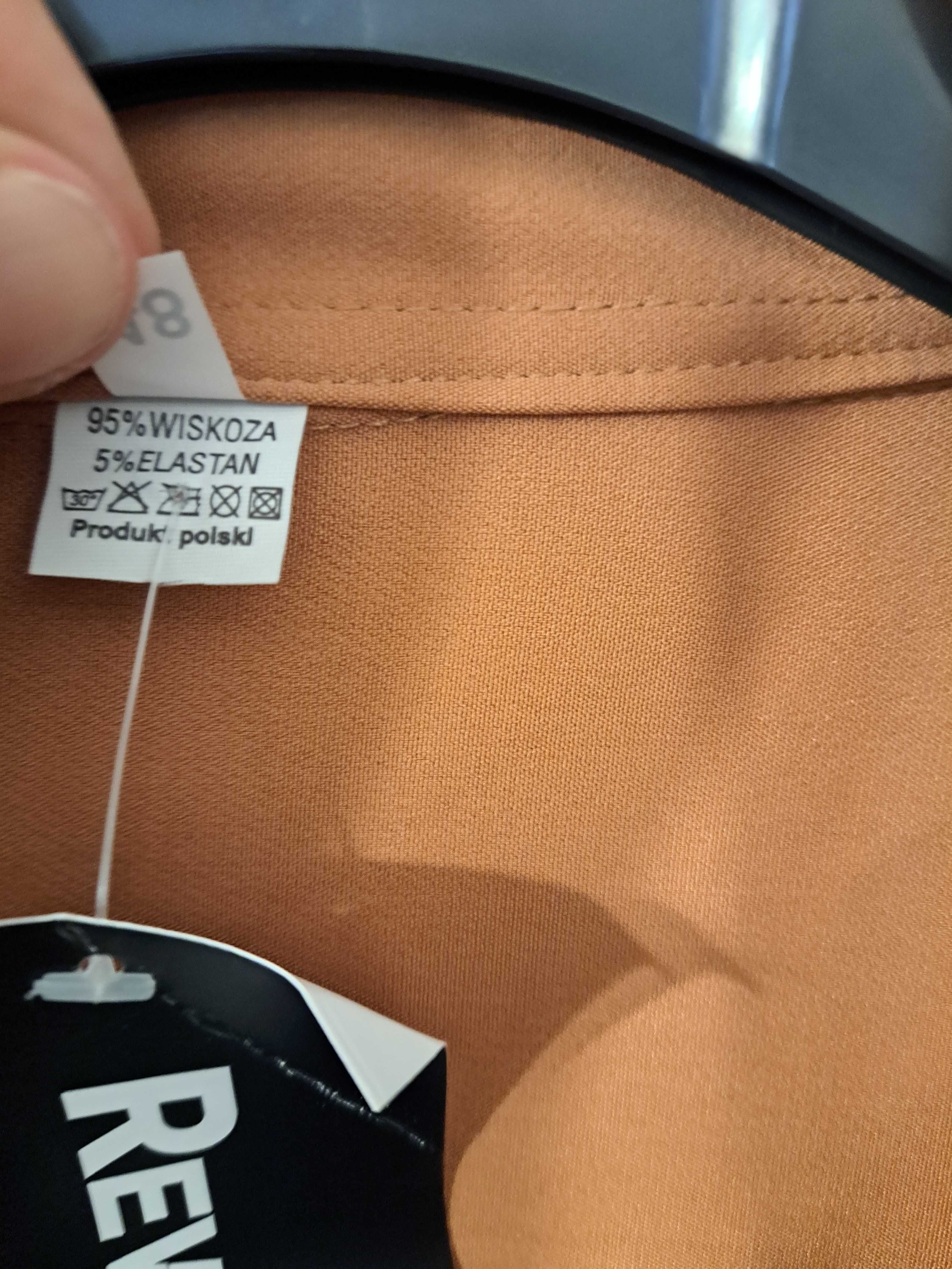 Sukienka kolor camel