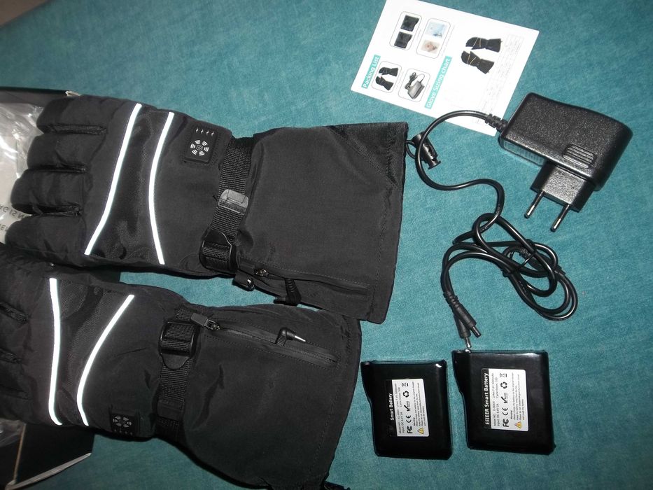 Перчатки с подогревом на самых мощных аккумуляторах.