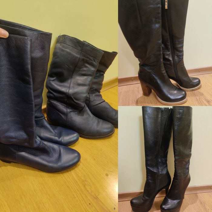 Сопожки  шкіряні