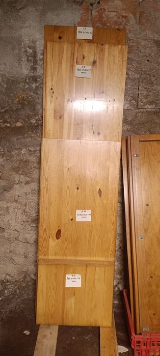 Painel madeira maciça pinho tratado