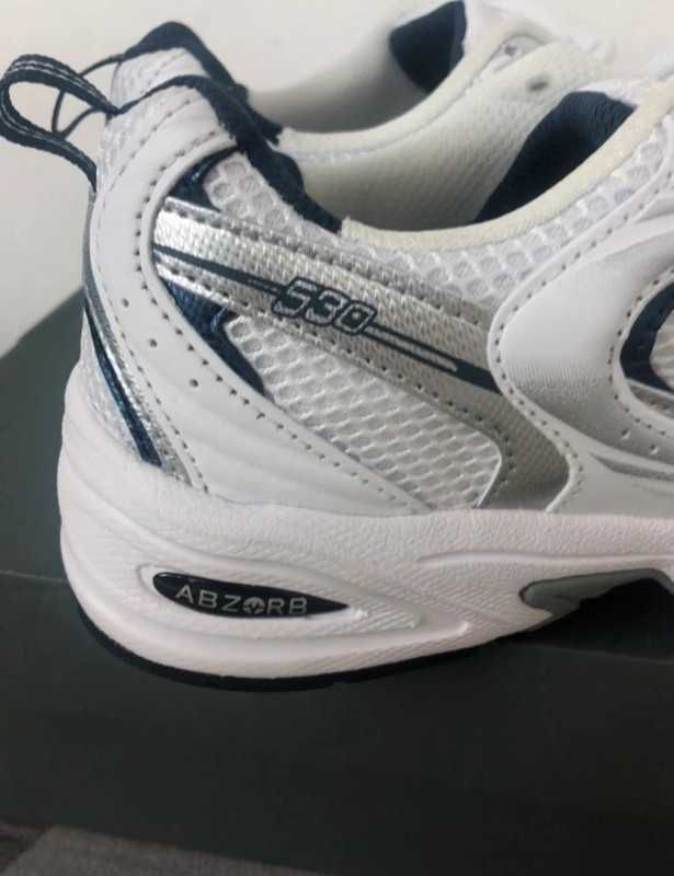 NOWE!!MęskieNew Balance 530ModnySneakersy WhitePocieszaćUnisex.38