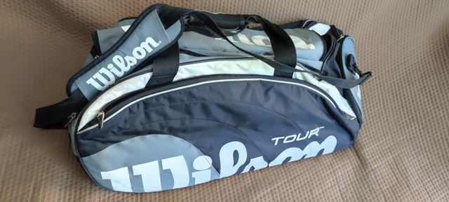 Torba tenisowa racketlonowa podróżna termobag