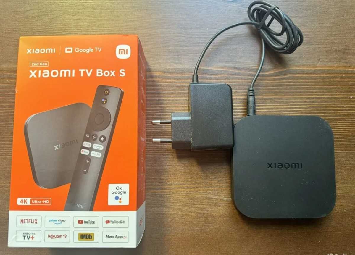 Приставка для телевизора Mi box s android box анроид box