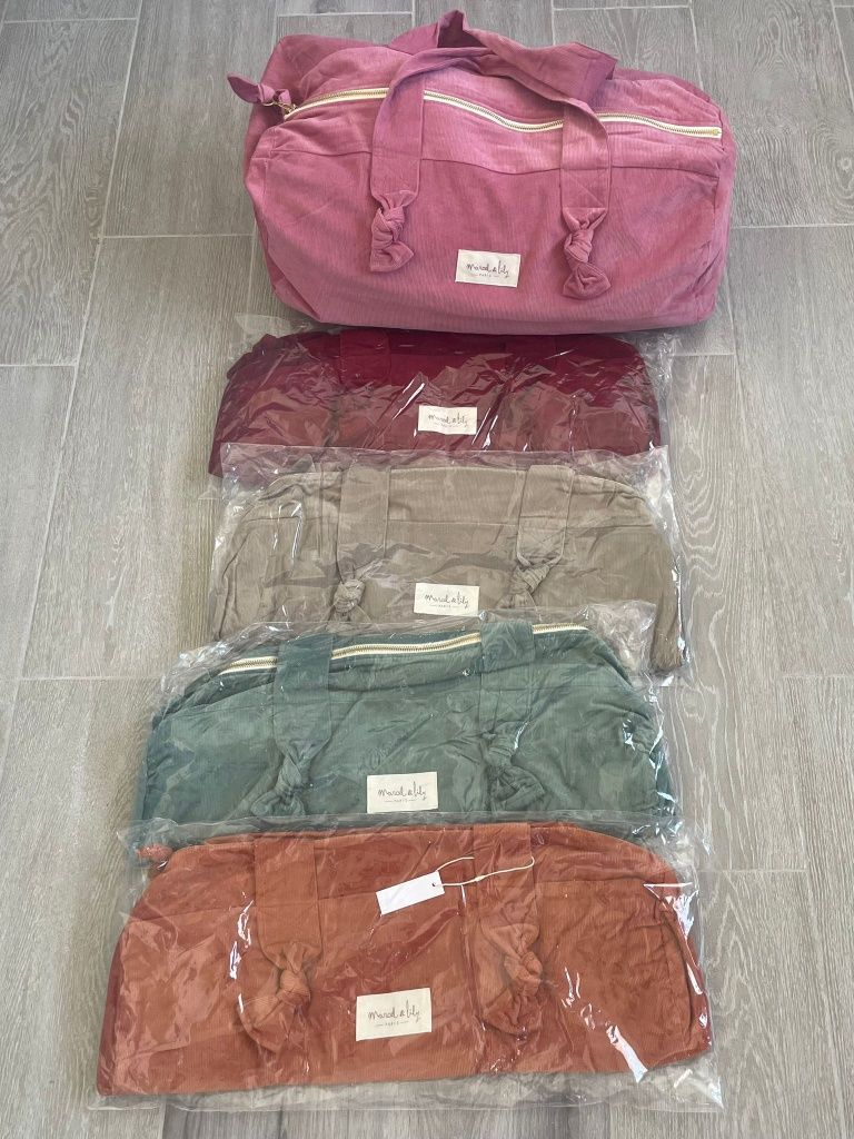 Bolsa em bombazina