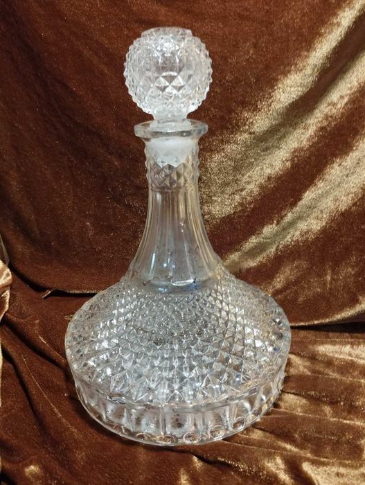 Кришталевий графін (штоф)  Чехословакія Bohemia