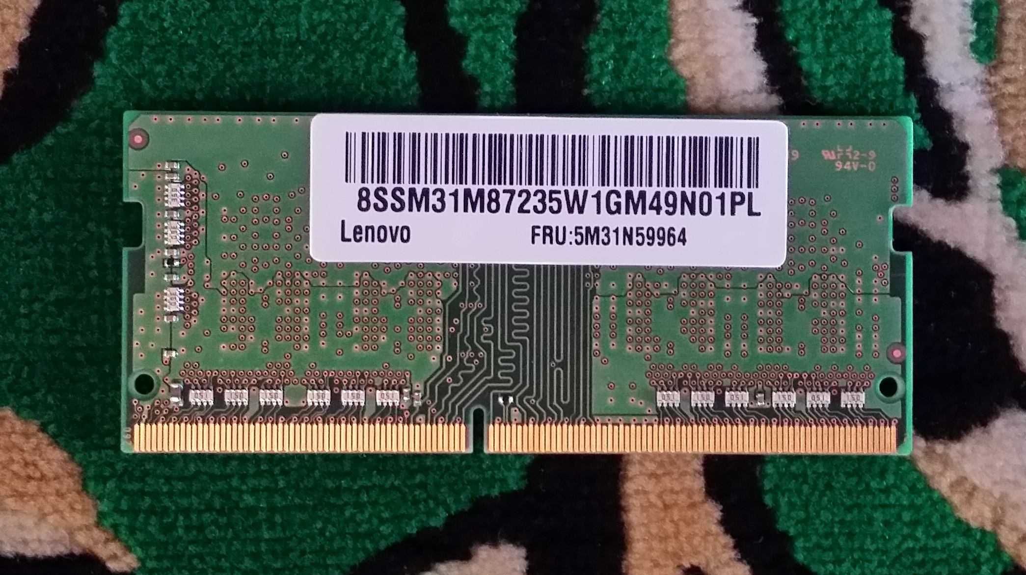 Нова оперативна память SoDimm Samsung на 8 Гб DDR4-3200