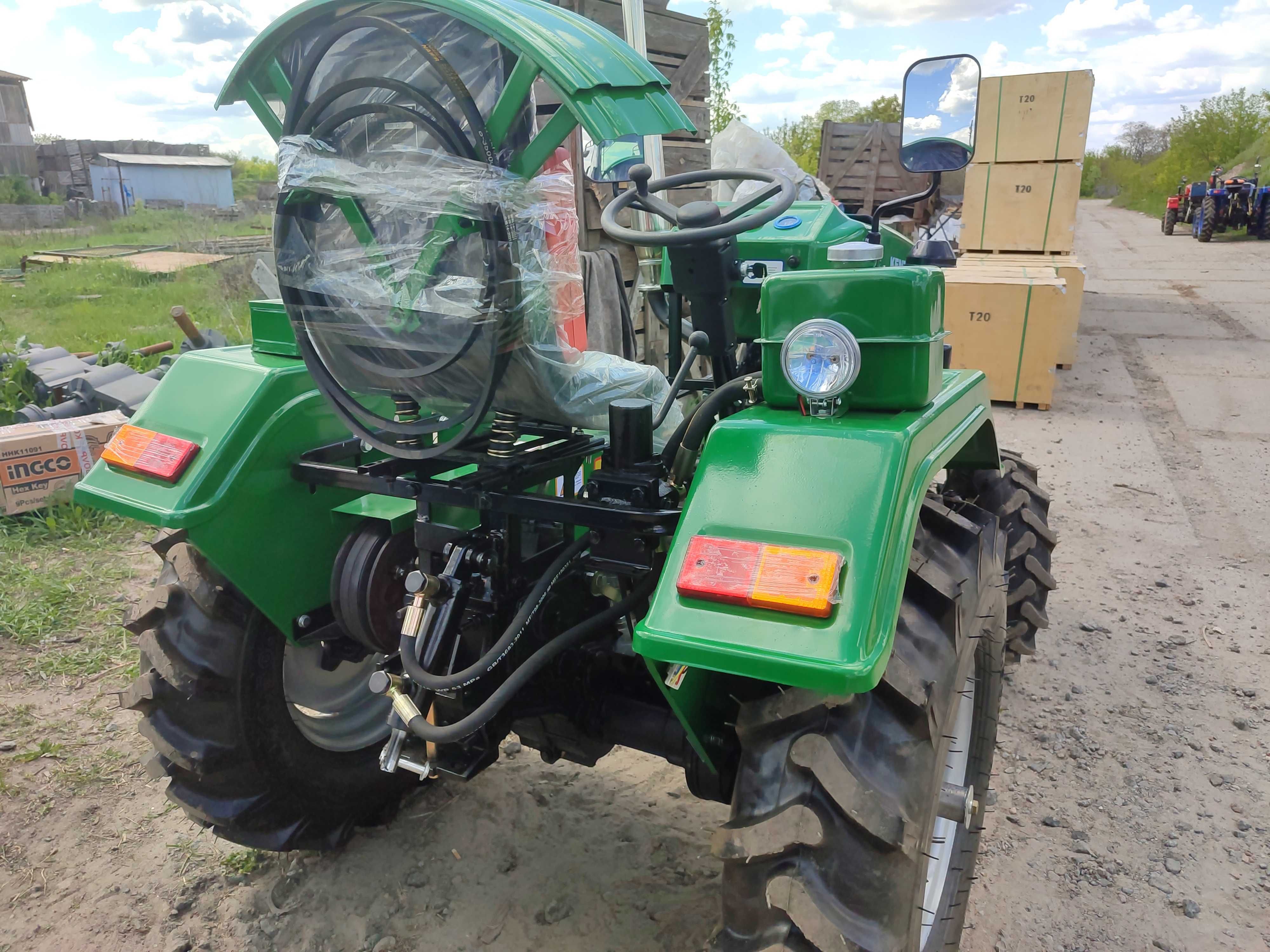 Трактор Кентавр 200В фреза и плуг 2*20 доставка наша