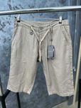 Черные и беж Шорты лен ARMANI Мужские (31-42)