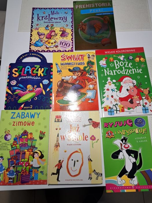 Różne książki edukacyjne zestaw tanio.