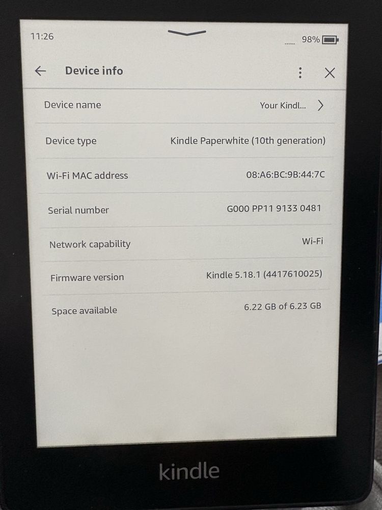 Kindle czytnik e-bookow
