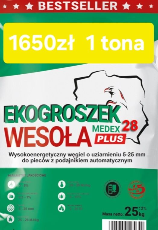 Ekogroszek ekoRAMBO 1400zł  Krzeszowice mozliwy transport/wniesienie