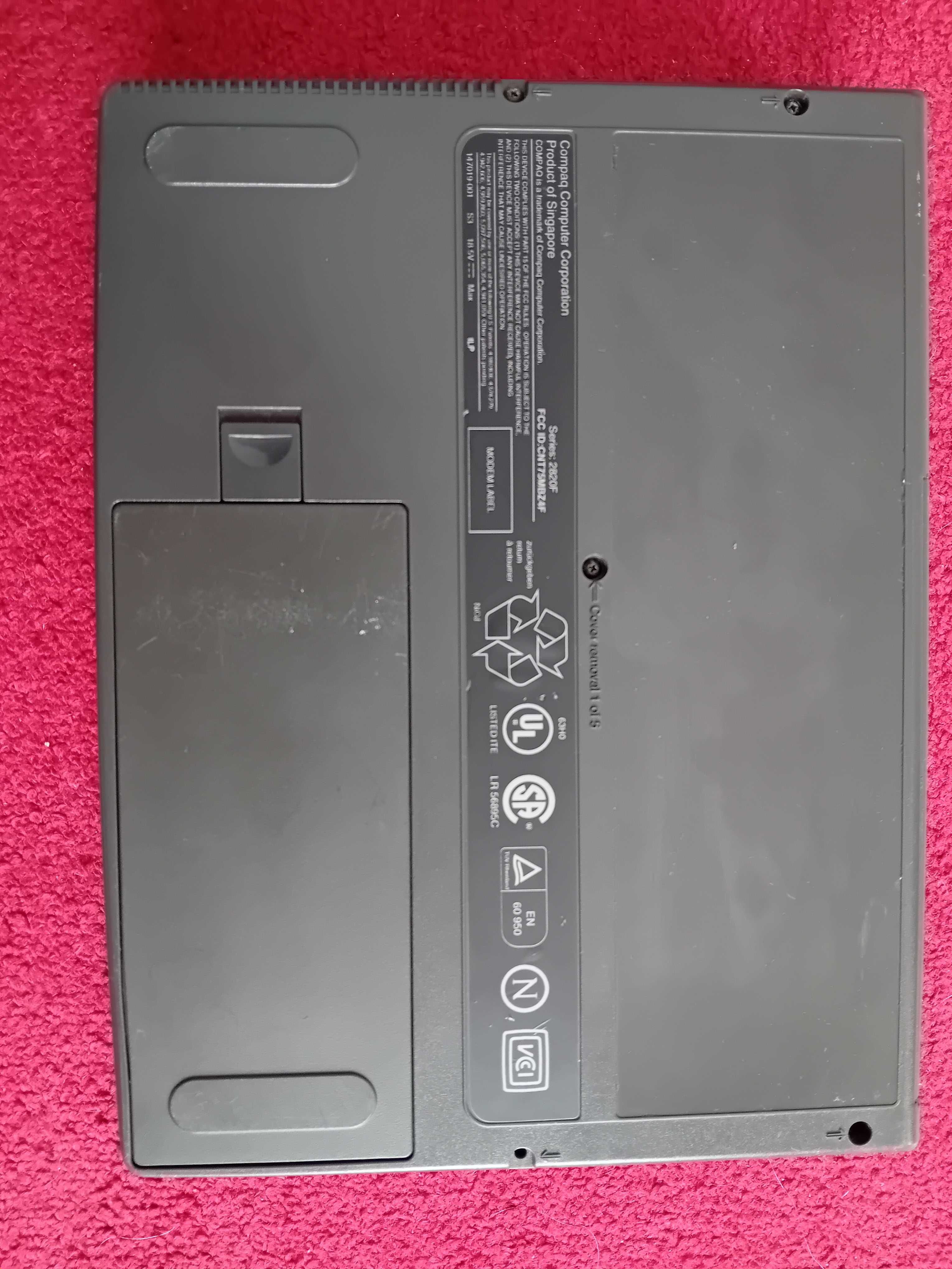 Unikat Jedyny Retro netbook rarytas kolekcjonerski Compaq 2820F Okaz