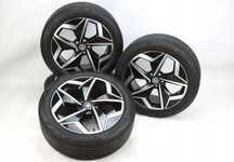 KOŁA FELGI ALUMINIOWE 19&quot; VW ID.3 7,5J ET50 215/50/R19 CONTINENTAL CONTISEA