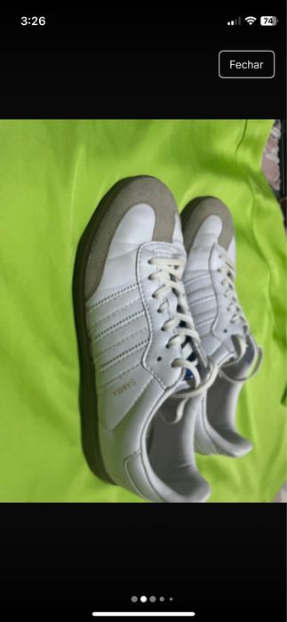 Adidaa samba blanche