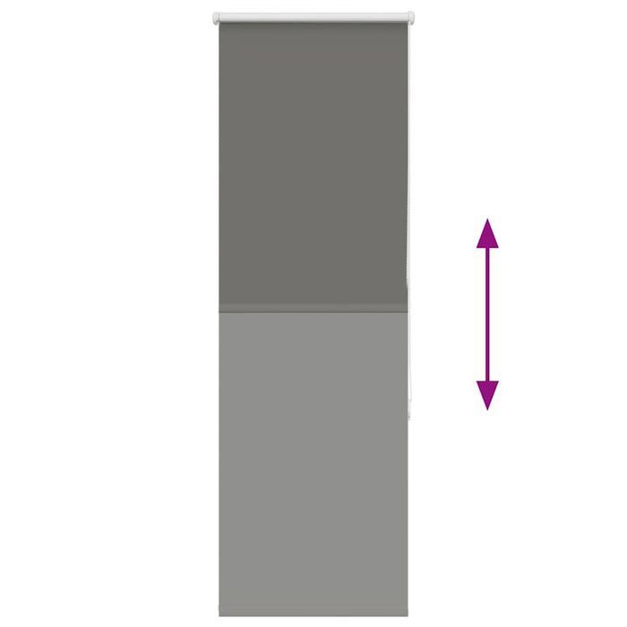 Vidaxl Roleta Zaciemniająca Szara 60X130 Cm Szerokość Tkaniny 55,7 Cm