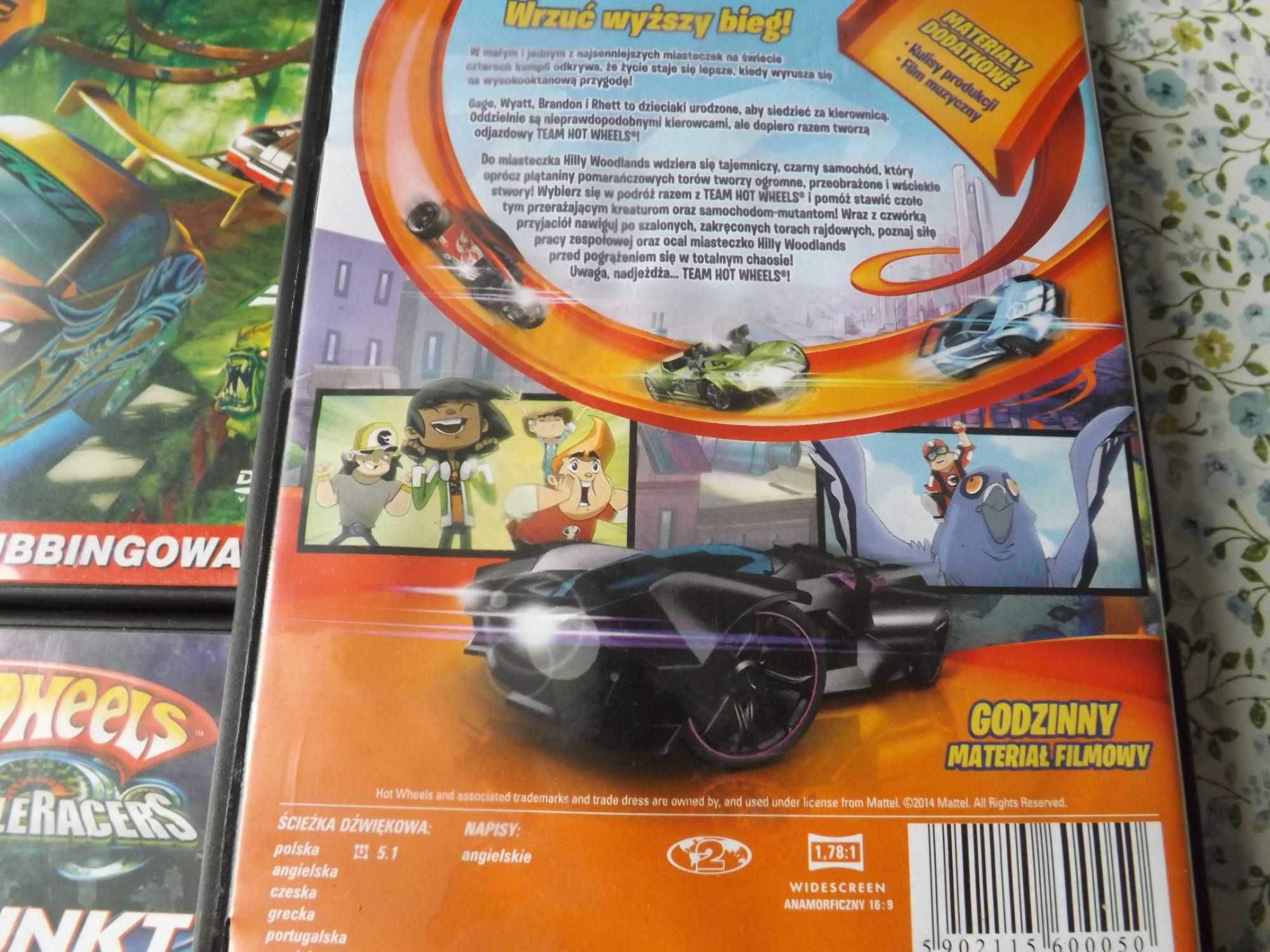 Hot Wheels film dvd unikat bajka