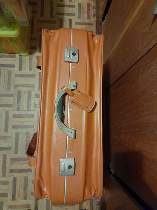 Mala de viagem em pele VINTAGE