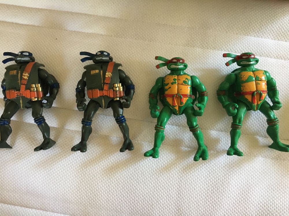 Kolekcja figurek żółwi ninja