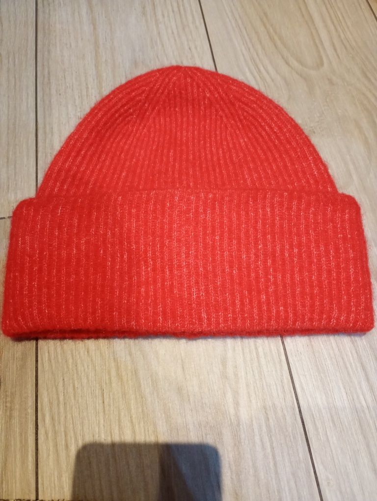 Samsoe samsoe czapka wełna merino alpaka