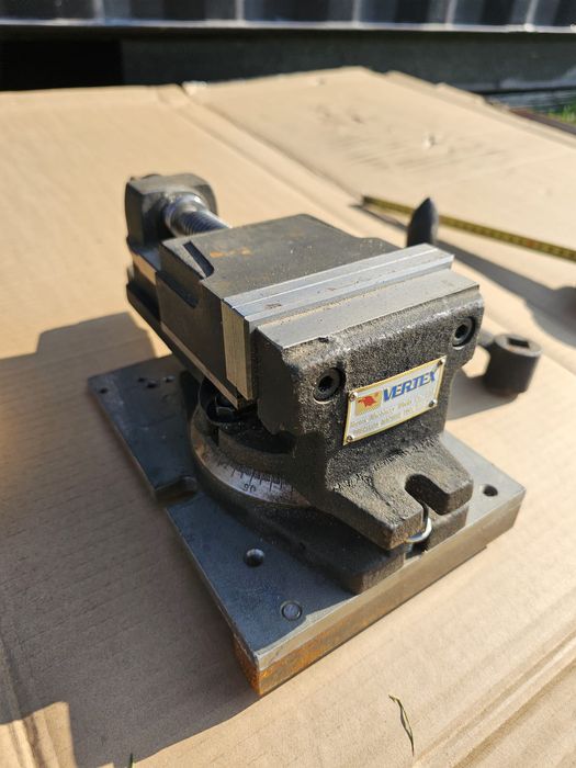 Imadło maszynowe obrotowe 100mm solidne wiertarka frezarka