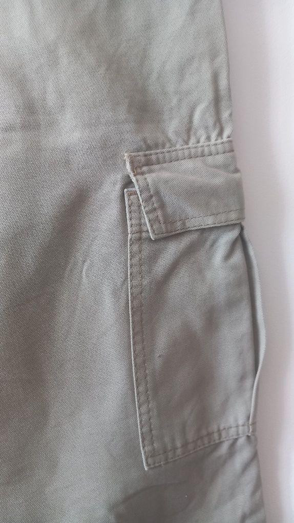 spodnie męskie jeans XL khaki prosta nogawka