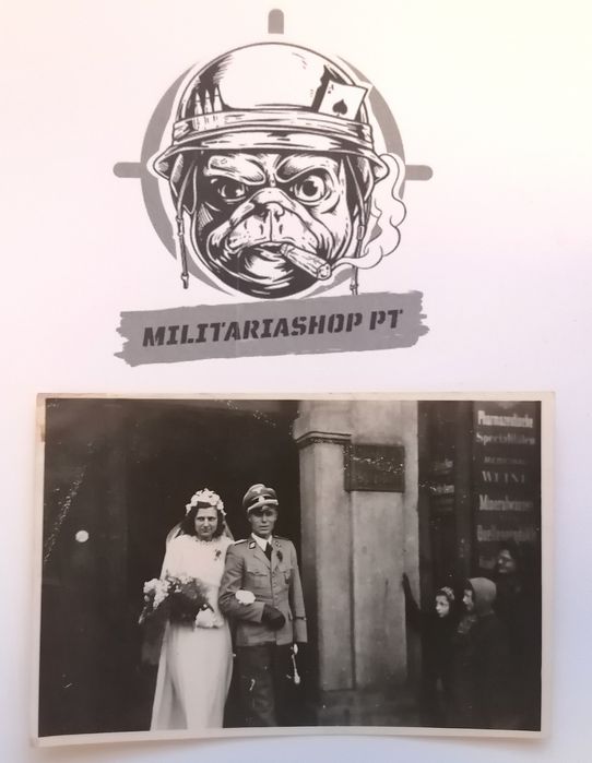Foto Privada de Casamento de Oficial das SS - Alemanha Nazi