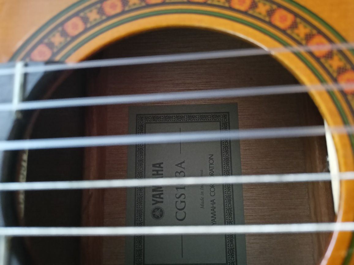 Gitara klasyczna Yamaha CGS 103A 3/4, stroik, pokrowiec
