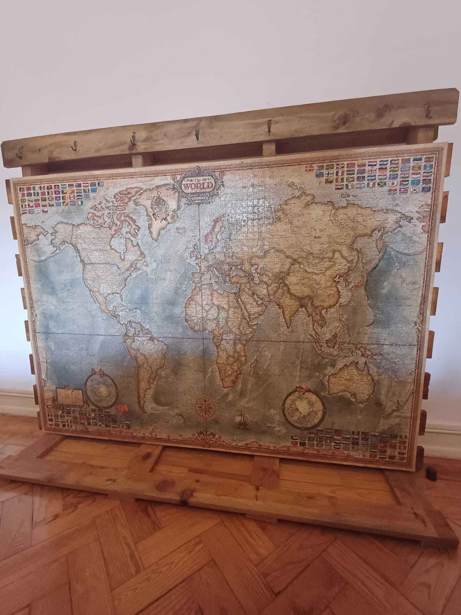 Móvel Bengaleiro Puzzle Mapa Mundo