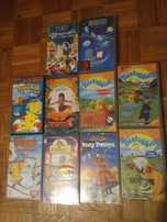 10 cassetes vhs desenhos animados