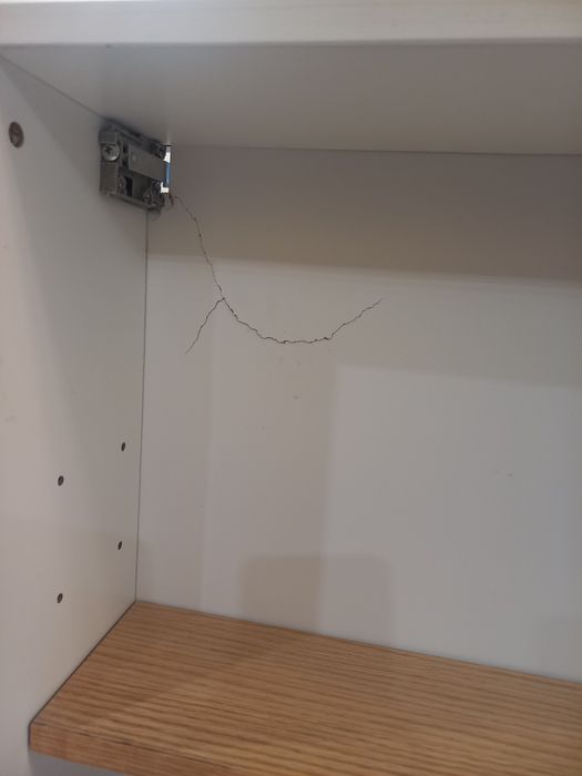 Biurko składane wiszące z tablica kredowa