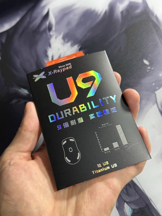 X-Raypad U9 AIR UHMW-PE Dots глайды для стекла