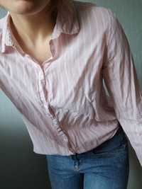 Рубашка блуза сорочка H&M смужку в полоску