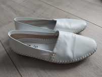 Mokasyny espadryle skóra włoska aeros mel roz 40