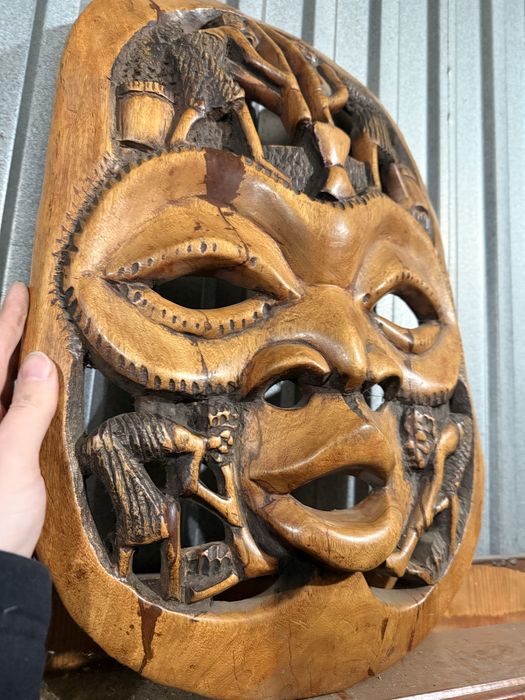 Duża maska afrykańska