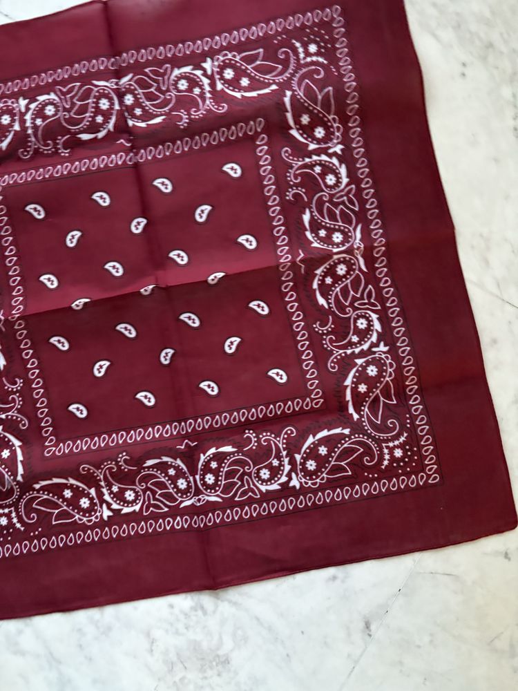 Bandana klasyczna bordowa