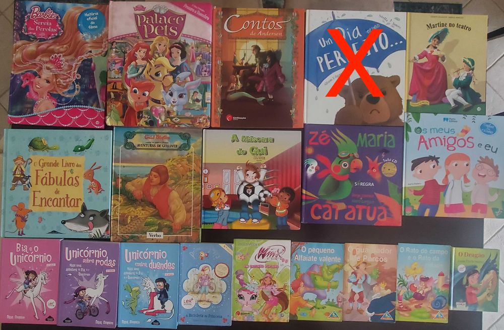 Livros Infantis usados em bom estado