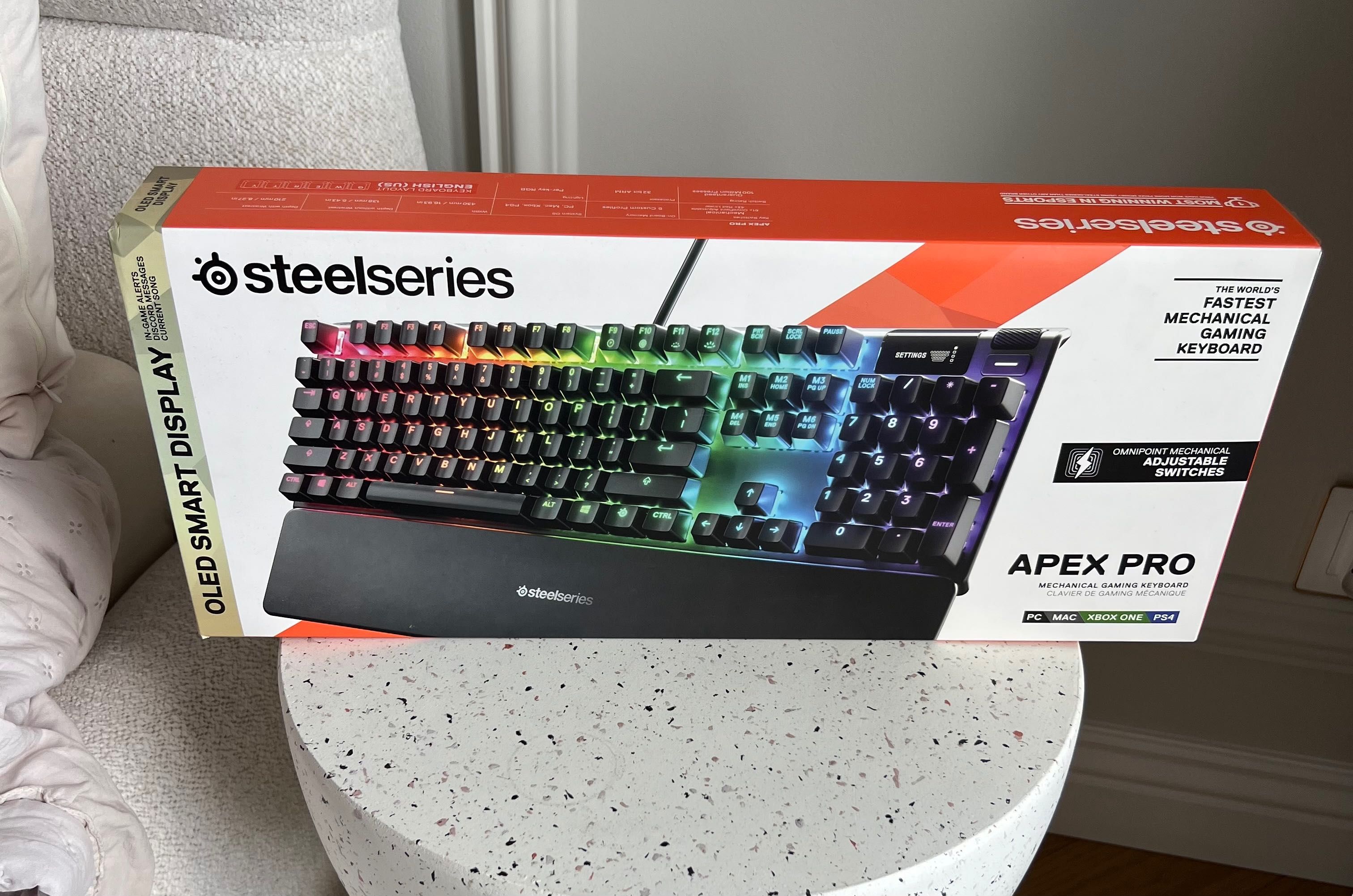 SteelSeries apex pro klawiatura podświetlana j nowa