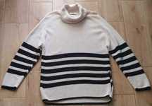 COS sweter welniany w paski XS S M