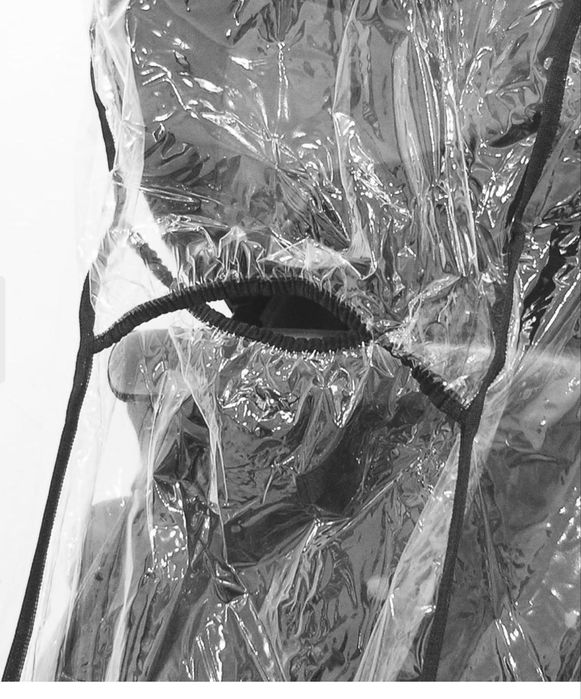 Універсальний дощовик для прогулянкової коляски на замочках