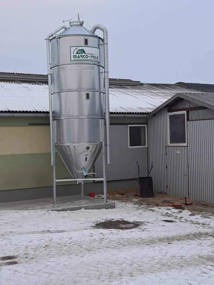 Silos zbiornik silos paszowy zbożowy 30ton 36t 20t 15t + STAWIANIE HDS