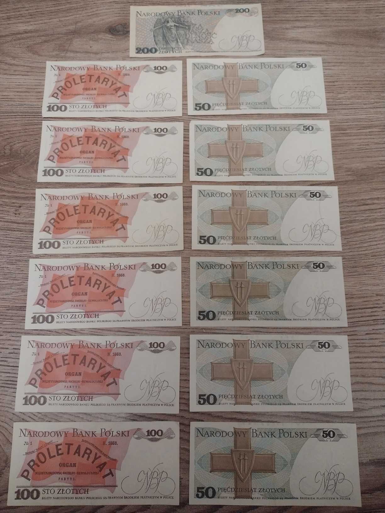Stare banknoty z czasów PRL