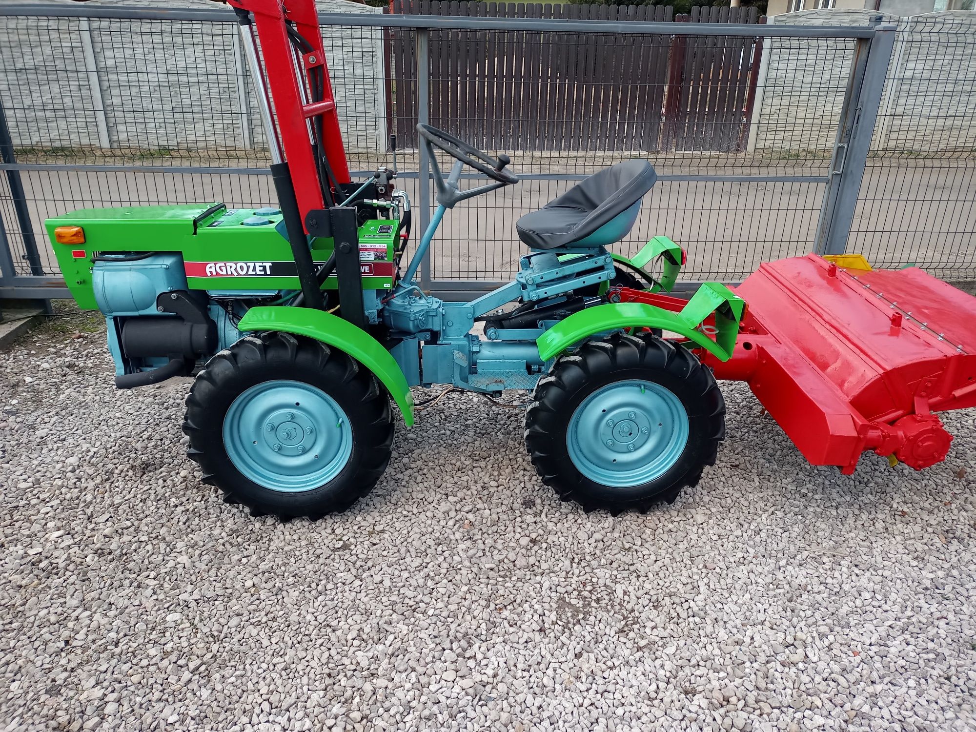 Traktorek Ogrodniczy 4x4 agrozet MiniŁadowarka Ciągniczek
