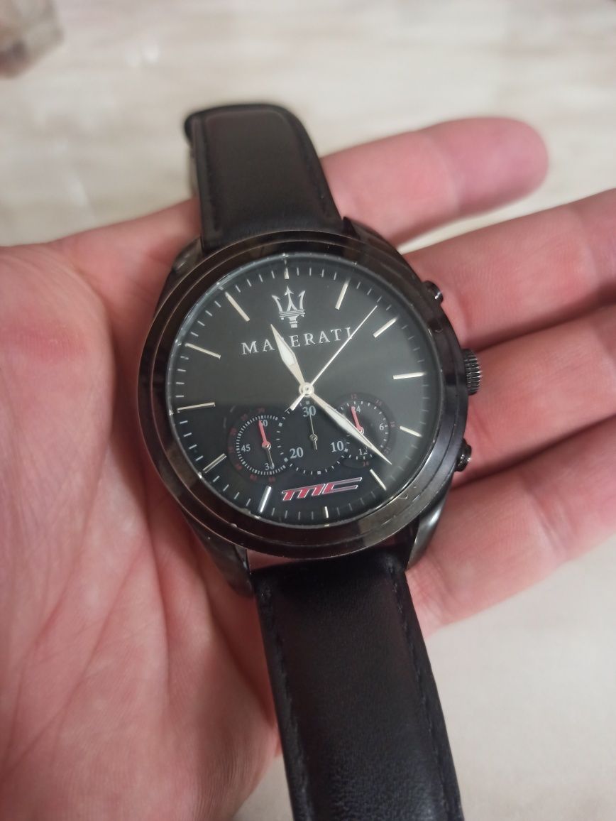 Часы Maserati chronograp 100м, годинник хронограф