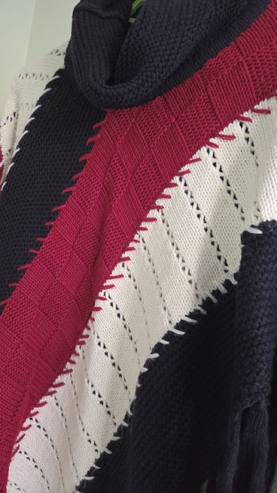 Пончо тепле в'язане