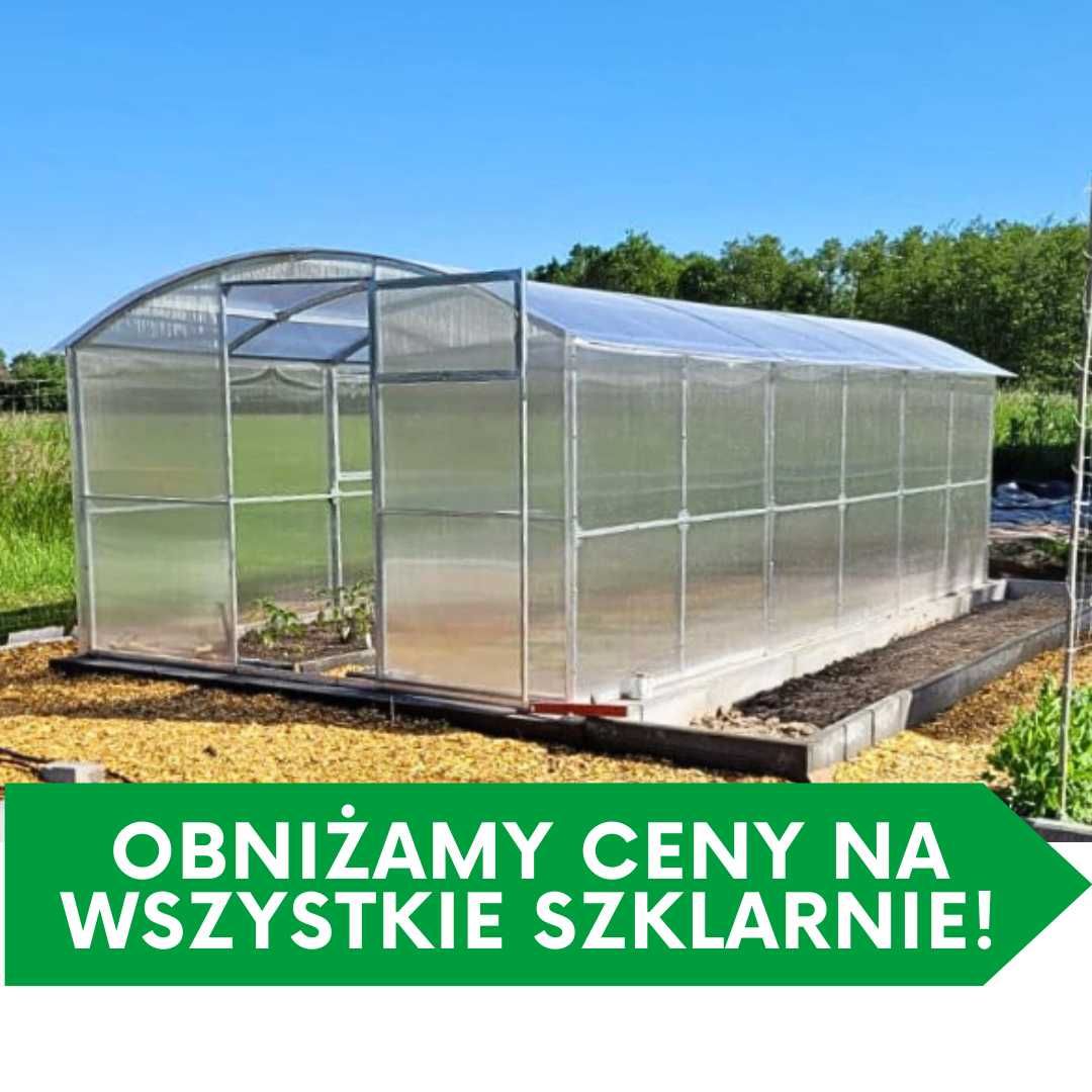 Szklarnia Tunel ogrodowy Proste ściany poliwęglan 6mm 3m x 4/6/8/10