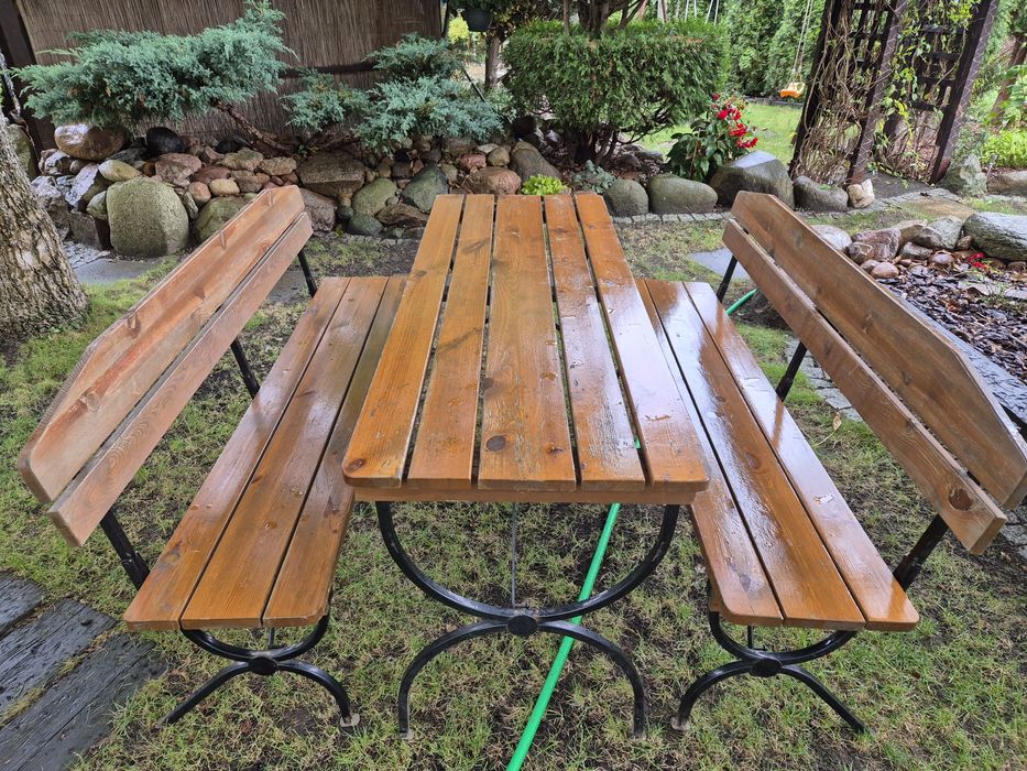 Komplet mebli ogrodowych-skladany