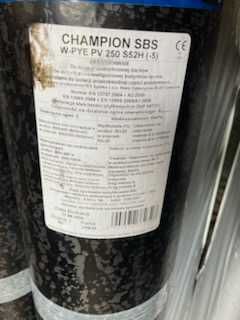 Papa termozgrzewalna  CHAMPION SBS  300m2  60 rolek