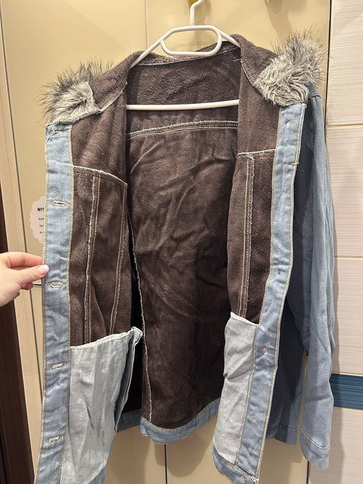 Ocieplana kurtka jeansowa