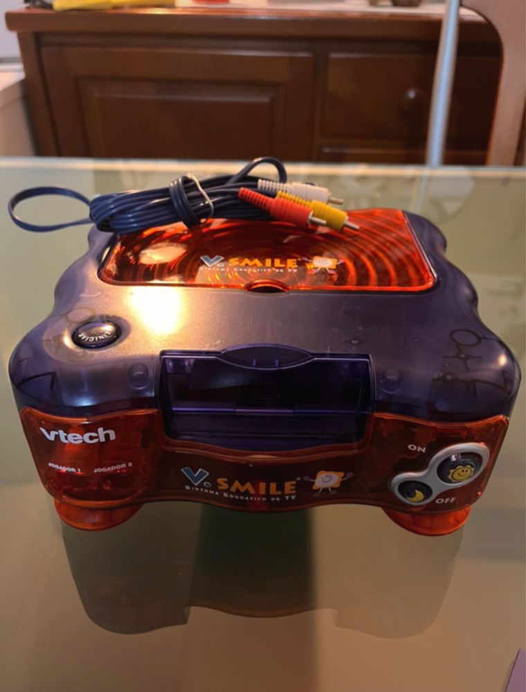 Consola V.Smile VTech + 3 Jogos Originais